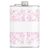 ILY Bloom - Custom Name ASL Design Heupfles (Voorkant)