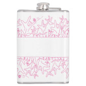 ILY Bloom - Custom Name ASL Design Heupfles (Achterkant)