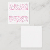 ILY Bloom - Custom Name ASL Design Informatiekaartje (Voorkant / Achterkant)
