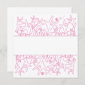 ILY Bloom - Custom Name ASL Design Kaart (Voorkant / Achterkant)