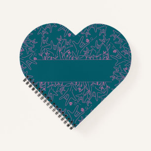 ILY Bloom - Custom Name ASL Design Notitieboek