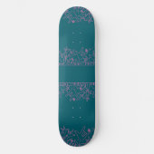 ILY Bloom - Custom Name ASL Design Persoonlijk Skateboard (Voorkant)