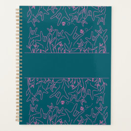 ILY Bloom - Custom Name ASL Design Planner