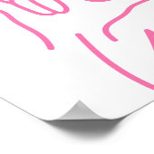 ILY Bloom - Custom Name ASL Design Poster (Hoek)