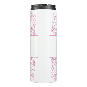 ILY Bloom - Custom Name ASL Design Thermosbeker