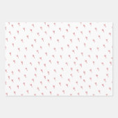 ILY Hands Red Sketchy Inpakpapier Vel (Voorkant 3)