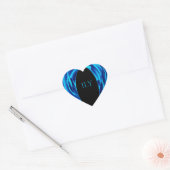 "ILY" Heart Sticker - een modern design (Envelop)