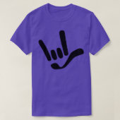 ILY I Love You ASL American Sign Language Design T-shirt (Design voorkant)