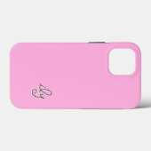 ILY - Ik hou van jou - Effen Roze - personaliseer Case-Mate iPhone Case (Achterkant (horizontaal))
