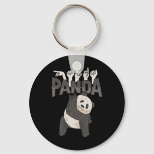 Ily Panda Gebarentaal Doof Gehoorverlies Bewustzij Sleutelhanger