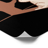 Ily Rabbit Asl Hand Gesture Deaf Hearing Loss Awar Poster (Hoek)