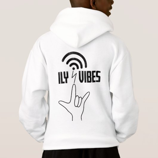 ILY Vibes - ASL Design  (Achterkant)