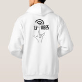 ILY Vibes - ASL Design  Hoodie (Achterkant)