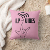 ILY Vibes - ASL Design  Kussen (Deken)