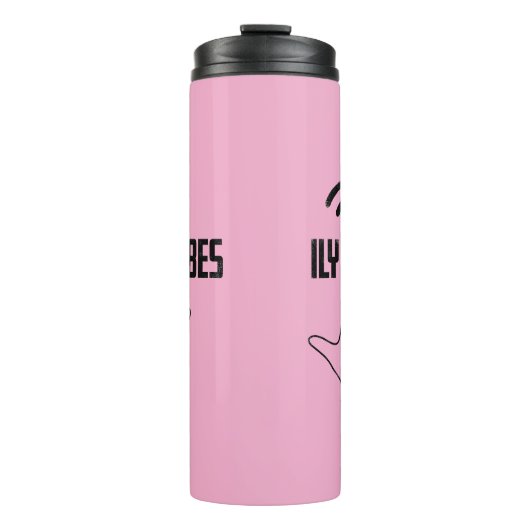 ILY Vibes - ASL Design  Thermosbeker (Voorkant)