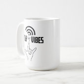 ILY Vibes - ASL-ontwerp Koffiemok (Voorkant links)