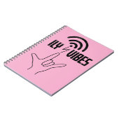 ILY Vibes - ASL-ontwerp Notitieboek (Linkerzijde)