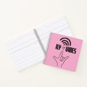 ILY Vibes - ASL-ontwerp  Notitieboek (Binnen)