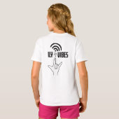 ILY Vibes - ASL-ontwerp  T-shirt (Achterkant volledig)