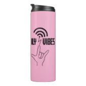 ILY Vibes - ASL-ontwerp Thermosbeker (Geroteerd rechts)
