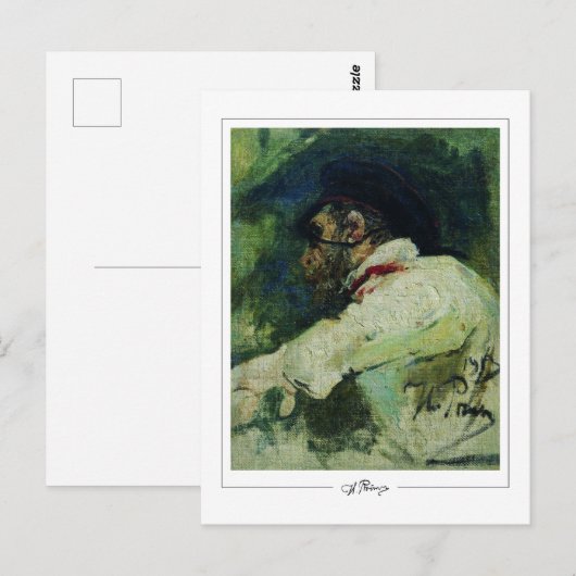 Ilya Repin #17 - Fine Art Briefkaart (Voorkant / Achterkant)
