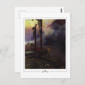 Ilya Repin #201 - Kunstmatig Briefkaart (Voorkant / Achterkant)