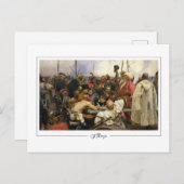 Ilya Repin #21 - Fine Art Briefkaart (Voorkant / Achterkant)