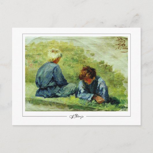 Ilya Repin #22 - Kunst Postkaart (Voorkant)