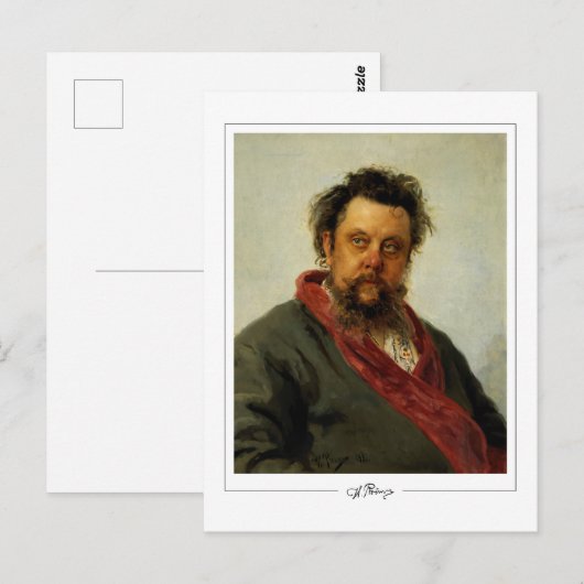 Ilya Repin #24 - Fine Art Briefkaart (Voorkant / Achterkant)