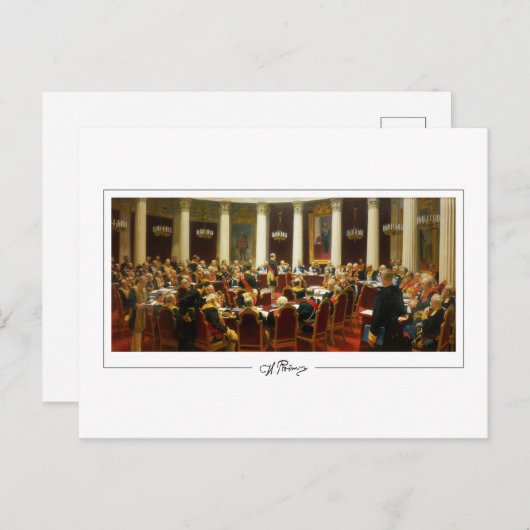 Ilya Repin #31 - Fine Art Briefkaart (Voorkant / Achterkant)