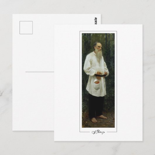 Ilya Repin #32 - Fine Art Briefkaart (Voorkant / Achterkant)