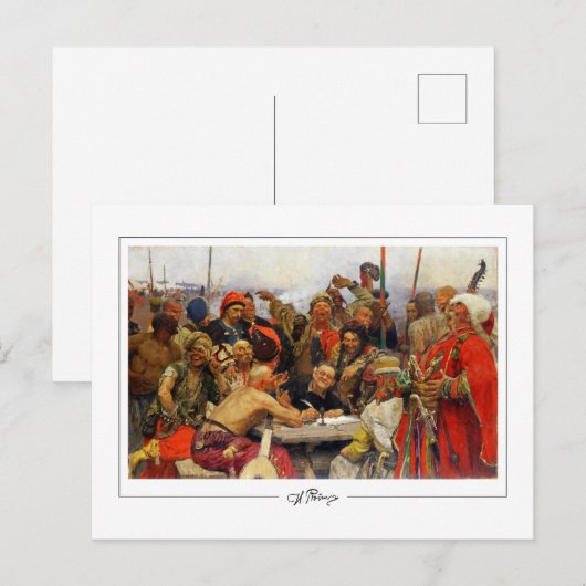 Ilya Repin #788 - Kunstpostkaart Briefkaart (Voorkant / Achterkant)