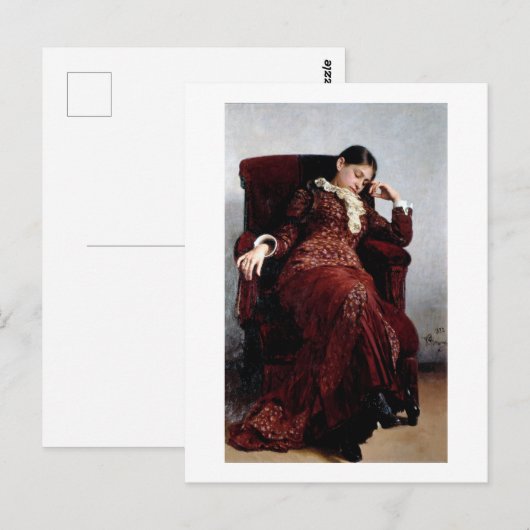 Ilya Repin neemt rust Briefkaart (Voorkant / Achterkant)