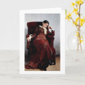 Ilya Repin neemt rust Kaart (Gele Bloem)