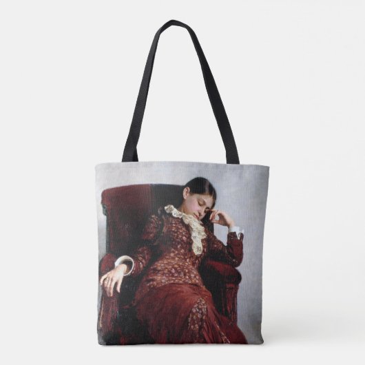 Ilya Repin neemt rust Tote Bag (Achterkant)