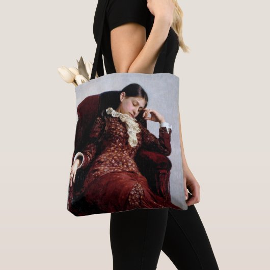 Ilya Repin neemt rust Tote Bag (Dichtbij)