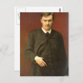 Ilya Repin - Portret van de componist Alexander Briefkaart (Voorkant / Achterkant)