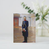 Ilya Repin- Portret van Nicholas II Briefkaart (Staand voorkant)