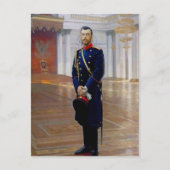 Ilya Repin- Portret van Nicholas II Briefkaart (Voorkant)