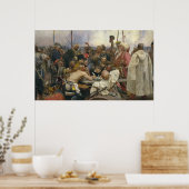 Ilya Repin Reply of the Zaporozhian Cossacks Poster (Keuken)