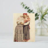 Ilya Repin: Twee vrouwen Briefkaart (Staand voorkant)