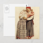 Ilya Repin: Twee vrouwen Briefkaart (Voorkant / Achterkant)