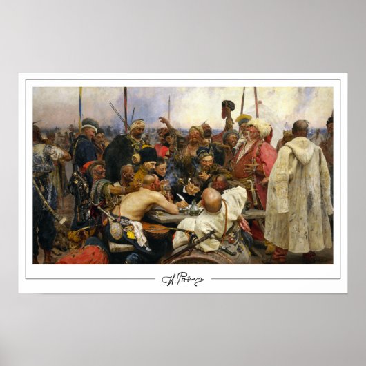 Ilya Repin Zedign Art Poster #21 (Voorkant)