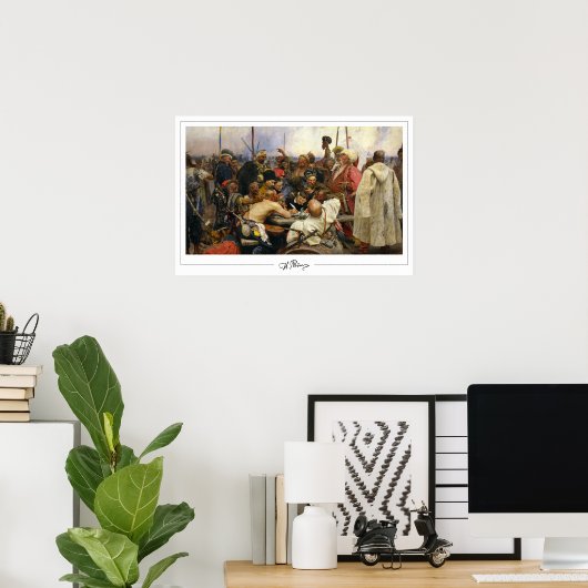 Ilya Repin Zedign Art Poster #21 (Thuiskantoor)