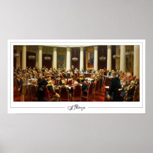 Ilya Repin Zedign Art Poster #31 (Voorkant)