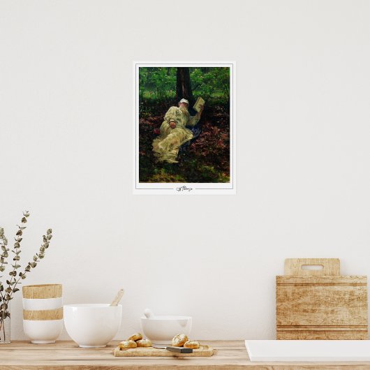 Ilya Repin Zedign Art Poster #5 (Keuken)