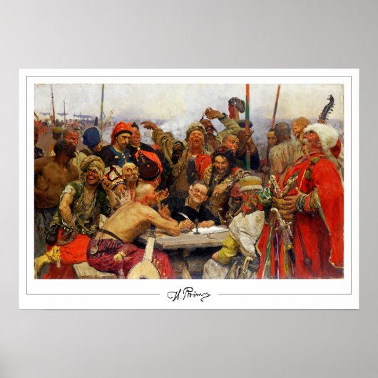 Ilya Repin Zedign Art Poster #788 (Voorkant)