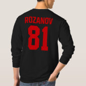 Ilya Rozanov 81 Boston Hockey Rivaliteit T-shirt (Achterkant)