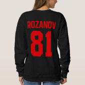 Ilya Rozanov 81 Boston Hockey Rivaliteit Trui (Achterkant)