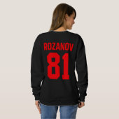 Ilya Rozanov 81 Boston Hockey Rivaliteit Trui (Achterkant volledig)